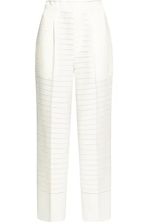 Issey Miyake Hose mit hohem Bund