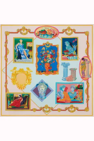 VERSACE Großer Gallery Schal aus Seide