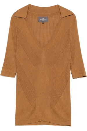 ERIC BOMPARD Fein geripptes T-Shirt