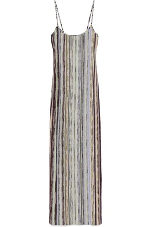 Missoni Gestreiftes Lurex-Kleid