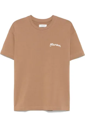 FLÂNEUR T-Shirt mit Logo-Stickerei