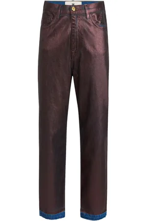 Elisabetta Franchi Jeans aus laminierter Baumwolle