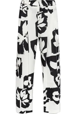 Issey Miyake Hose mit abstraktem Print
