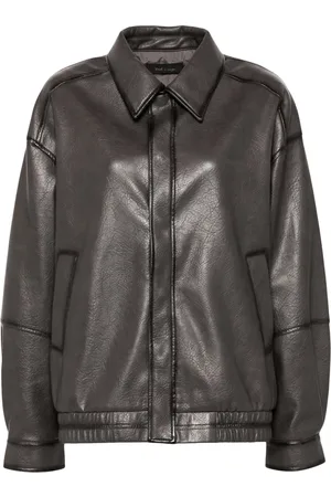 tout a coup Jacke aus Faux-Leder