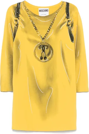 Moschino 2000s Kleid mit grafischem Print