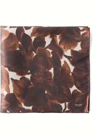 Prada Schal mit Blumen-Print