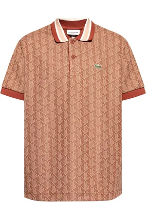Lacoste Poloshirt aus Monogramm-Jacquard