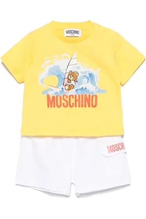 Moschino Set aus T-Shirt und Shorts mit Logo