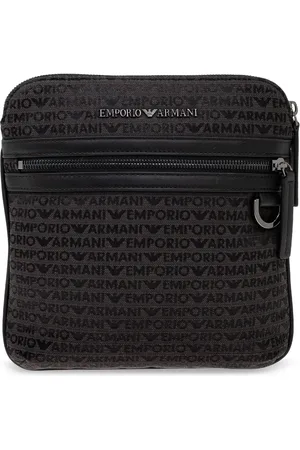 Emporio Armani Kuriertasche mit durchgehendem Schriftzug