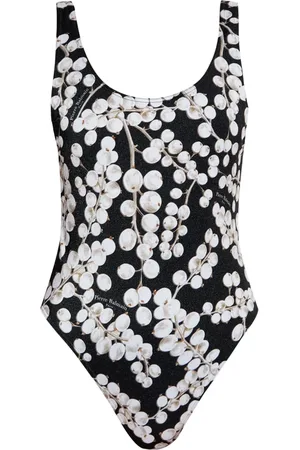 Balmain Badeanzug mit grafischem Print