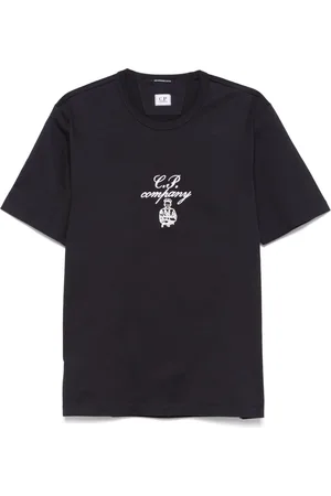 C.P. Company T-Shirt mit Logo-Stickerei
