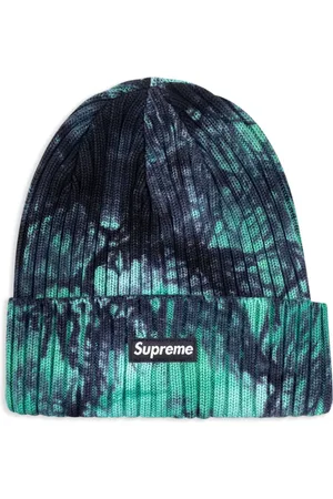 Supreme Überfärbte SS 24 Splatter Green Beanie