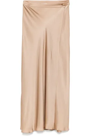 SEMICOUTURE Midirock aus Satin