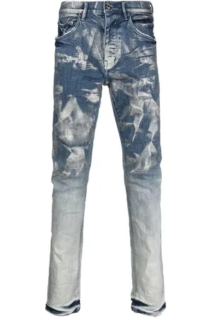 Purple Brand Slim-Fit-Jeans im Distressed-Look