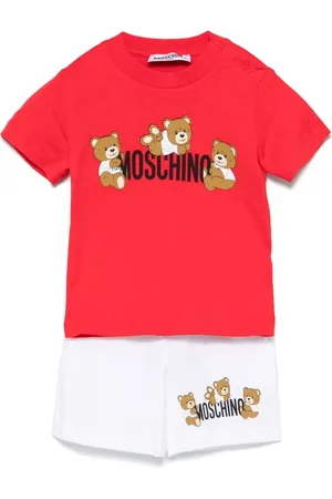 Moschino Set aus T-Shirt und Shorts mit Logo