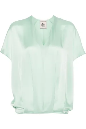 SEMICOUTURE Klassische Satinbluse