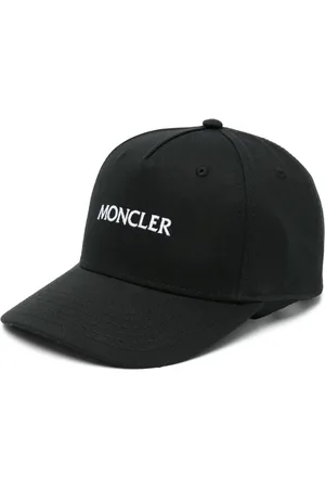 Moncler Gabardine-Baseballkappe mit Logo-Stickerei