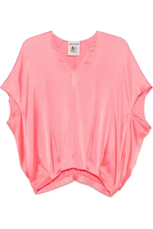 SEMICOUTURE Klassische Satinbluse