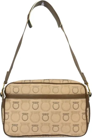 Salvatore Ferragamo 1990-2000s Schultertasche aus Gancini-Jacquard