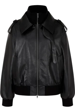 Studio Tomboy Bomberjacke aus Faux-Leder
