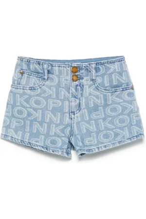 Pinko Shorts mit Logo-Print