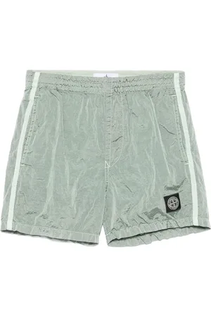 Stone Island Badeshorts mit Kompass-Motiv