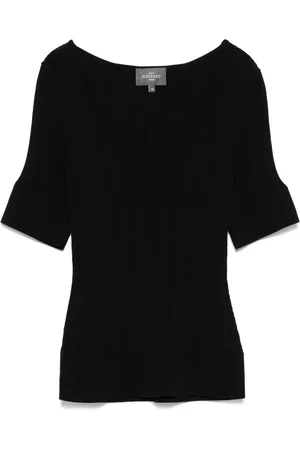 ERIC BOMPARD Geripptes T-Shirt