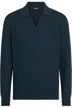 Ermenegildo Zegna Poloshirt aus Seiden-Kaschmirgemisch