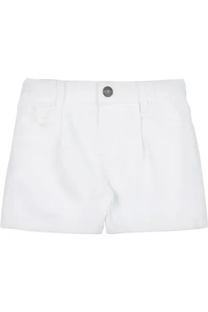 Moschino Shorts mit Logo-Applikation