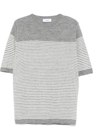 LARDINI Fein gestricktes T-Shirt