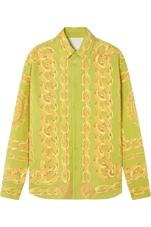 VERSACE Hemd mit Medusa Chains-Print