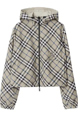Burberry Wendbare Cropped-Jacke mit Check