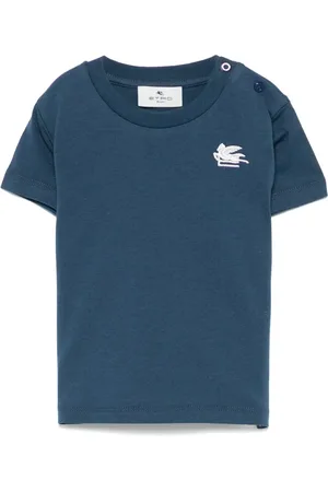 Etro T-Shirt mit Logo-Stickerei