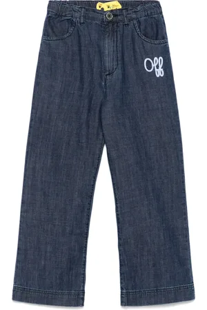 OFF-WHITE Script Type Jeans