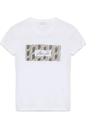 Liu Jo T-Shirt mit Kristallen