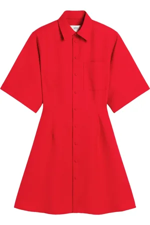 Ami Hemdkleid mit kurzen Ärmeln