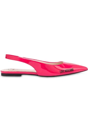 Moschino Ballerinas mit Logo-Print