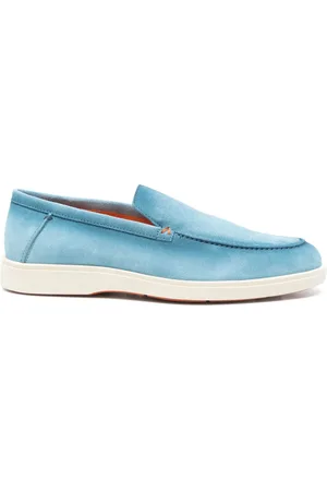 santoni Loafer aus Wildleder