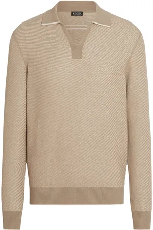Ermenegildo Zegna Poloshirt aus Seiden-Kaschmirgemisch