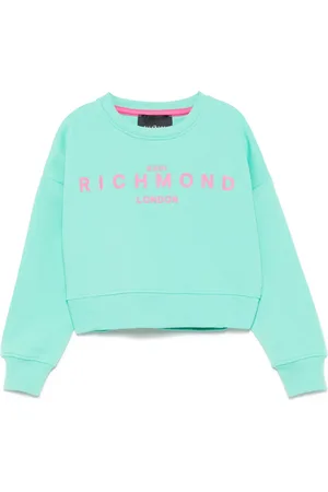 John Richmond Sweatshirt mit Logo-Applikation