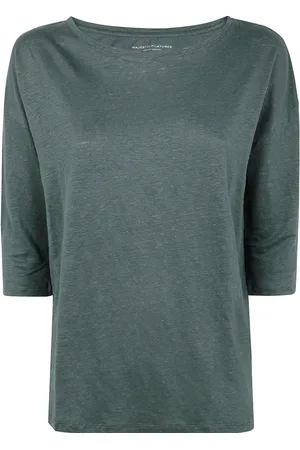 Majestic T-Shirt mit rundem Ausschnitt