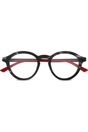 Gucci Brille mit rundem Gestell