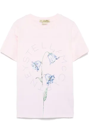 Stella McCartney T-Shirt mit Blumen-Print