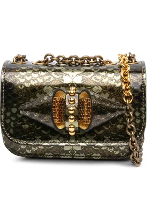 Christian Louboutin 2010-2024 mini Sweet Charity Umhängetasche aus Kalbsleder mit Print