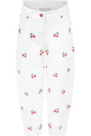 Stella McCartney Jeans mit Kirschen-Print
