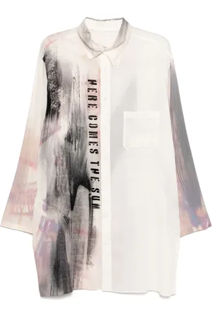 YOHJI YAMAMOTO Hemd mit grafischem Print