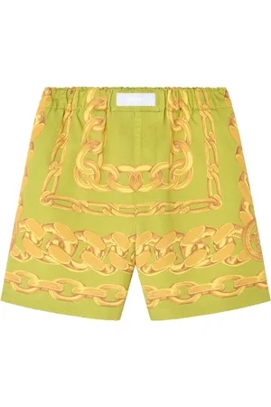VERSACE Shorts mit Medusa Chains-Print