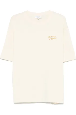 Maison Kitsuné T-Shirt mit Stickerei