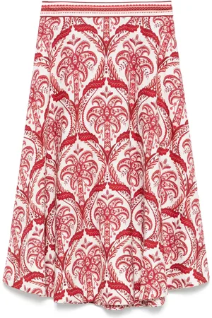 Farm Rio Midirock mit Tropical Cameo-Print