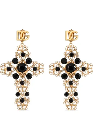Dolce & Gabbana Hängeohrringe mit Kreuz
